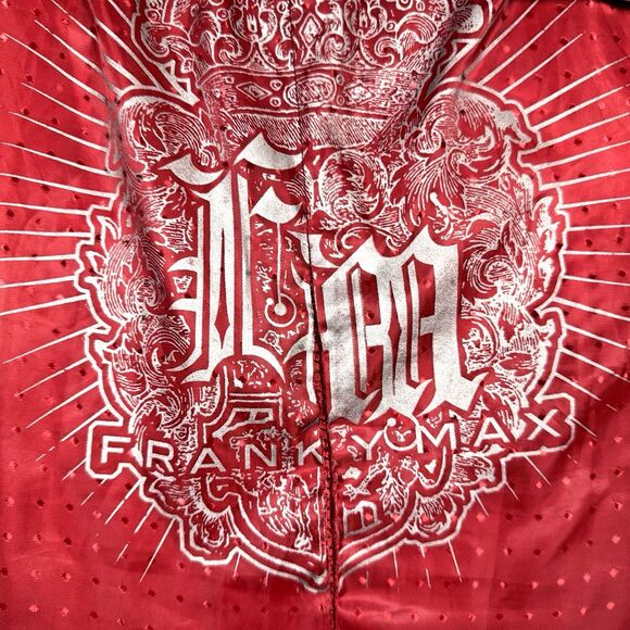 Franky Max Men's Corduroy Sport Coat L Khaki Embroidered Embellished  Motto READ - Picture 5 of 16